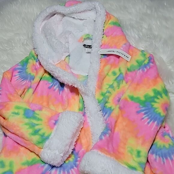 1729  EM & ALFIE SLEEP  Soft Robe multicolor  U/T NWT - Picture 4 of 5